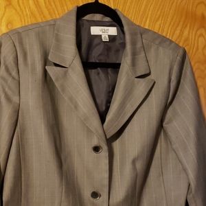 Le Suit Pinstripe Dress Jacket